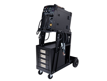 Wózek spawalniczy z 4 szufladami i miejscem na butlę