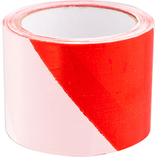 Taśma ostrzegawcza biało-czerwona 75mm x 100m, RICHMANN