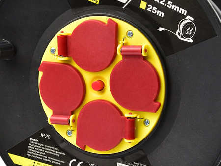 Przedłużacz bębnowy 25m 3x2,5mm Ketlin