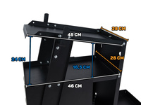 Wózek spawalniczy z 4 szufladami i miejscem na butlę