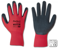 Rękawice ochronne PERFECT GRIP RED lateks