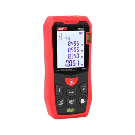 Miernik dystansu (dalmierz) 0-50m, Uni-T LM50A