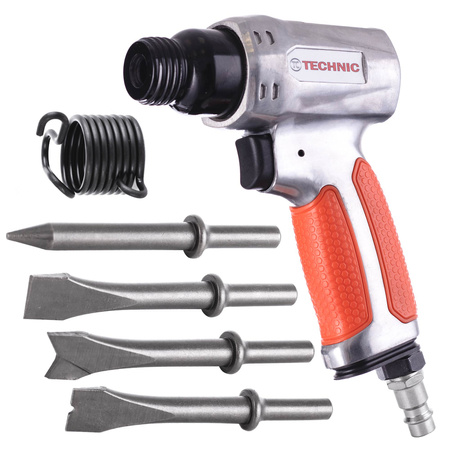 Młotek pneumatyczny udarowy PRO + 4 dłuta AT-2070NR
