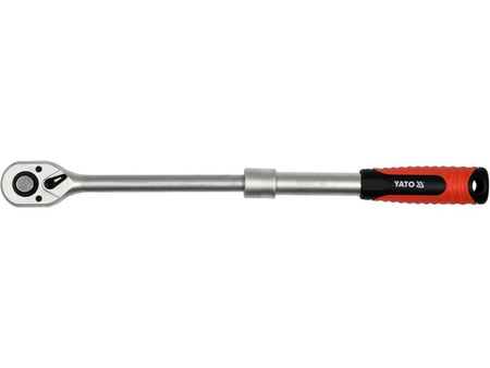 Grzechotka 1/2" teleskopowa, 72 zęby, YATO