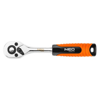 Grzechotka 1/4" prosta 150mm 45st NEO 08-504