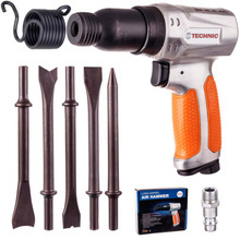 Młotek pneumatyczny udarowy + 5 grotów AT2080NR