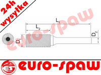 Frez trzpieniowy walcowy ostry do alu Ø 6, B1020 /N
