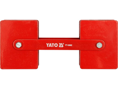Regulowany spawalniczy wspornik magnetyczny 2x22,5kg Yato