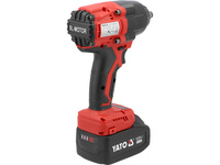 Klucz udarowy akumulatorowy 1/2' 800Nm 18V bezszczotkowy +2xAKU 4Ah, ładowarka, torba, Yato