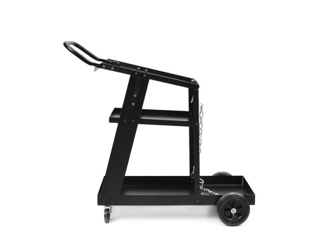 Wózek spawalniczy z półką i miejscem na butlę