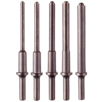Dłuta do młotka pneumatycznego wybijaki 150mm 5szt. okrągłe ACL-014