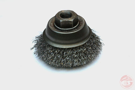 Szczotka doczołowa z nakrętką M14 fi70