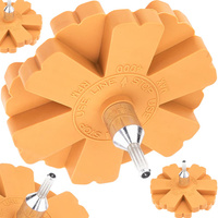 Gumowy krążek do usuwania naklejek i kleju + adapter 6mm Verke