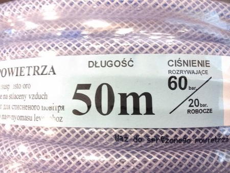 Wąż do sprężonego powietrza 16 mm przewód zbrojony