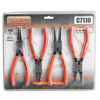 Szczypce segera 180mm, komplet 4 szt, Richmann