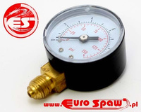 Manometr do powietrza 50mm 0-2,5 bar, gwint 1/4" boczny