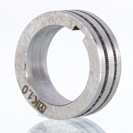 Rolka podajnika 40/28/12 TYP "V" 0,8 mm-1,0 mm do stali