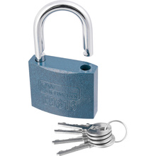 Kłódka stalowa niebieska 60mm, Richmann