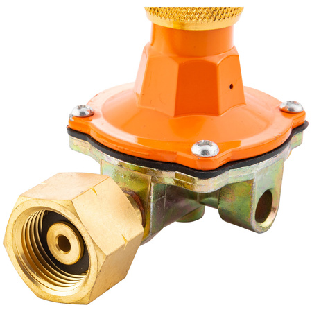 Reduktor propan butan wysokiego ciśnienia do palników regulowany 0-4bar, 6kg/h