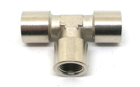 Rozdzielacz x3, trójnik typ 'T' 1/8"W