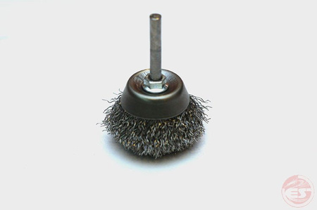Szczotka doczołowa z trzpieniem fi50 kwasoodporna