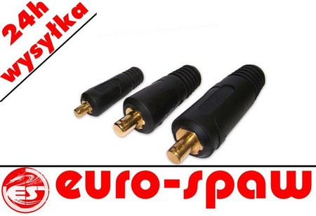 Wtyk spawalniczy ŁW/ŁP-25 do przewodów spawarki