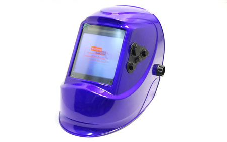 Przyłbica automatyczna Magnum SHADOW Panorama niebieska True Color