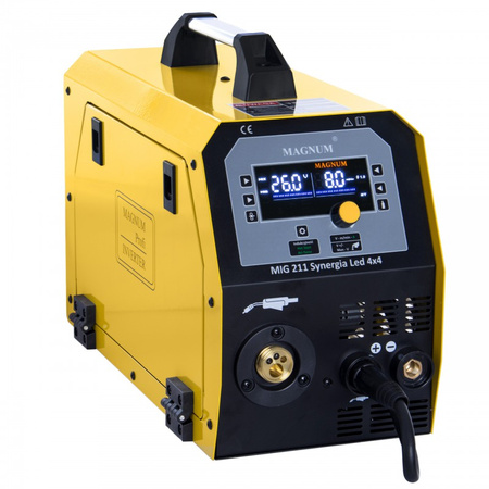 Półautomat spawalniczy Magnum MIG 211 Synergia LED 4X4 (200A/230V)