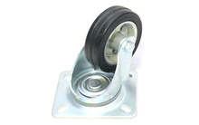 Koło skrętne 80mm (płytka 102x84) metal-guma