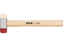 Młotek blacharski 35mm PU/Nylon, trzonek drewniany, YATO