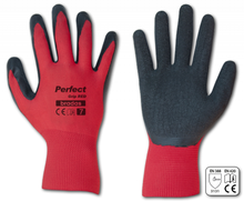 Rękawice ochronne PERFECT GRIP RED lateks