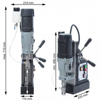 Wiertarka magnetyczna MAGNUM HGMD 32-60 1800W