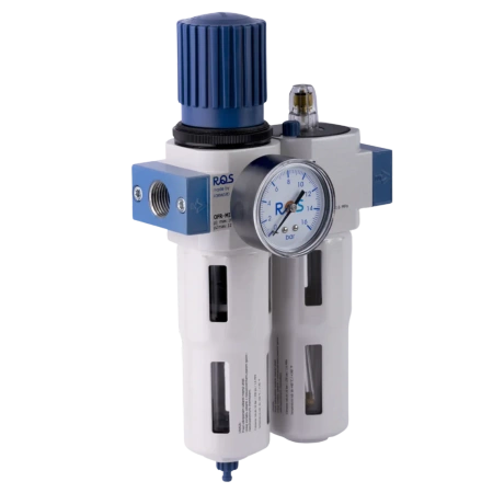 Blok przygotowania powietrza (filtroreduktor + naolejacz) 1/2' OU-1/2-MIDI RECTUS 