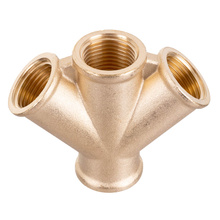 Rozdzielacz x4, czwórnik pneumatyczny 1/2"W