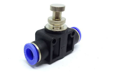 Zawór dławiąco-zwrotny wtykowy fi 10mm (2x10)