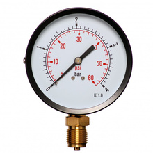 Manometr do powietrza 100mm 0-4 bar, gwint 1/2" boczny