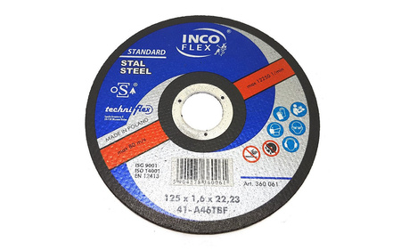 Tarcza do metalu 125 x 1,6 Inco Flex PL