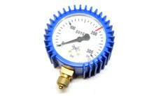 Manometr Tlen butlowy 315 bar z osłoną gumową, gwint 1/4"