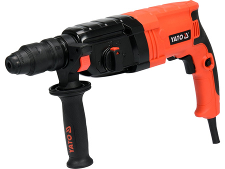 Młotowiertarka 850W 3,3J SDS+ z wymienną głowicą i metalową obudową YATO