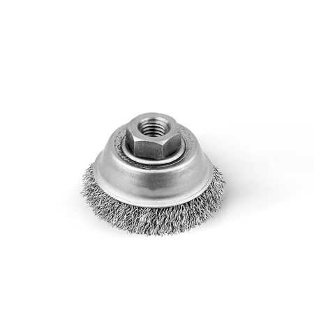 Szczotka doczołowa z nakrętką M14 fi60