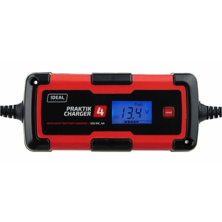 Prostownik Praktik Charger 4 LCD 6/12V