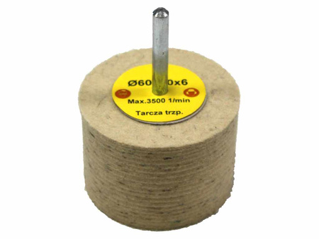 Ściernica filcowa trzpieniowa fi6mm