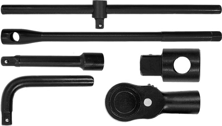 Zestaw kluczy udarowych z grzechotką 26 części 3/4"-1" VERKE