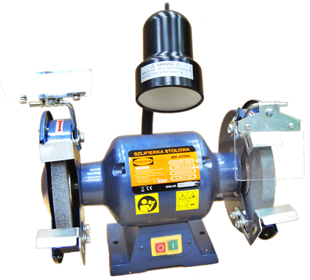 Szlifierka stołowa Magnum MD-150AL (150mm, 375W) profesjonalna z lampą