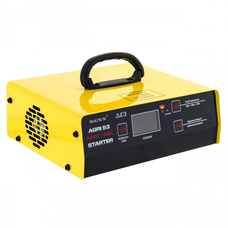 Prostownik z rozruchem inwerterowy Magnum AGRI 53 (12-24V, do 500Ah)