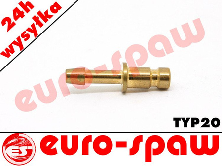 Wtyk do szybkozłączki TYP-20 na wąż 3mm, RECTUS