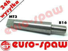 Redukcja stożka morse'a MT3 na trzpień B16