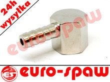 Nakrętka gazowa kątowa 1/2"W z króćcem 9mm i uszczelką