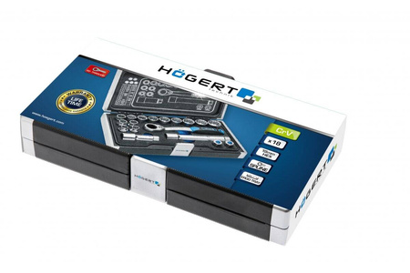 Zestaw nasadek przelotowych 18szt, Hogert