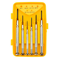 Zestaw wkrętaków precyzyjnych 6szt, Topex 39D559